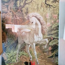 Unicorn Framed Art 24"x 36"