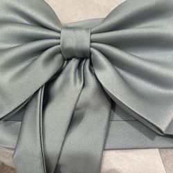 David’s Bridal Flower Girl Sash Dusty Sage