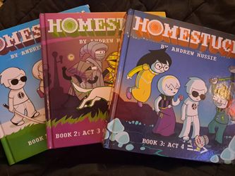 Rare Homestuck Printed Books Volumes 1, 2, And 3 By Viz Media