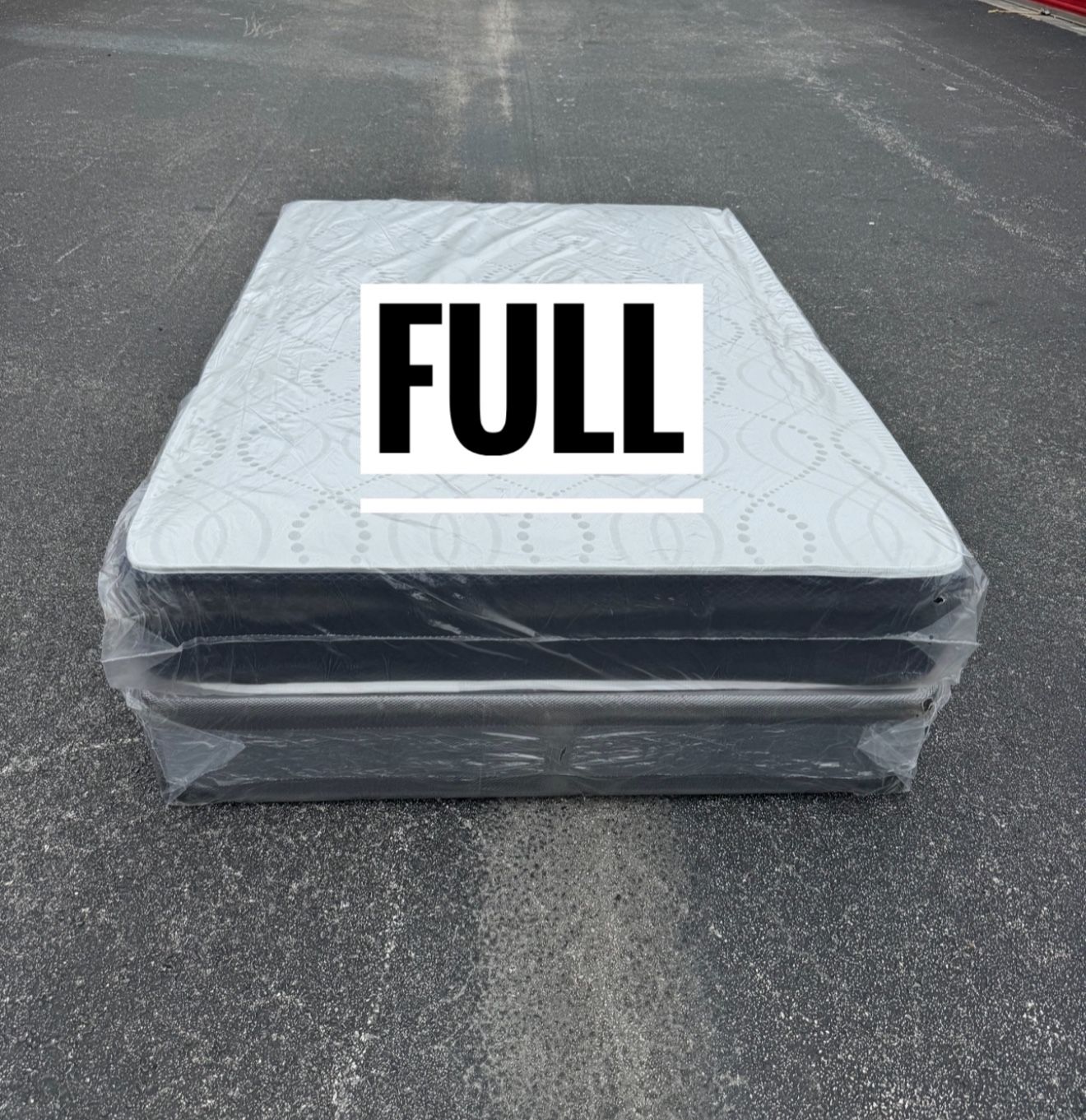 NEW Mattress Full Size With Box Spring // Offer  🚚