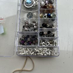 Excellent Used Condition~Lot Of Various Jewelry Making Materials