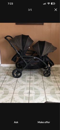 CONTOURS OPTIONS ELITE DOUBLE STROLLER!!!!