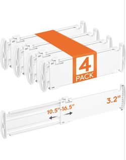 expandable drawer divider 4 pack