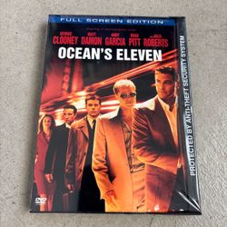 Ocean's Eleven DVD (2002) Full Screen Brand New Factory Sealed - See Notes