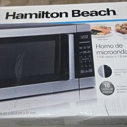 Hamilton Beach 1.6 Cu Ft Counter Top Microwave
