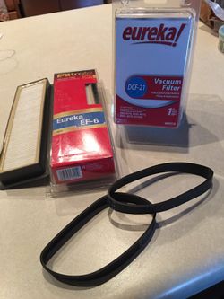 Eureka vacuum filters and belts