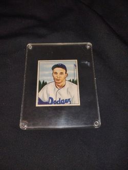 Rare Vintage Old Mini 1950 Bowman - Jack Banta Rookie Baseball Card #224 - in very good condition