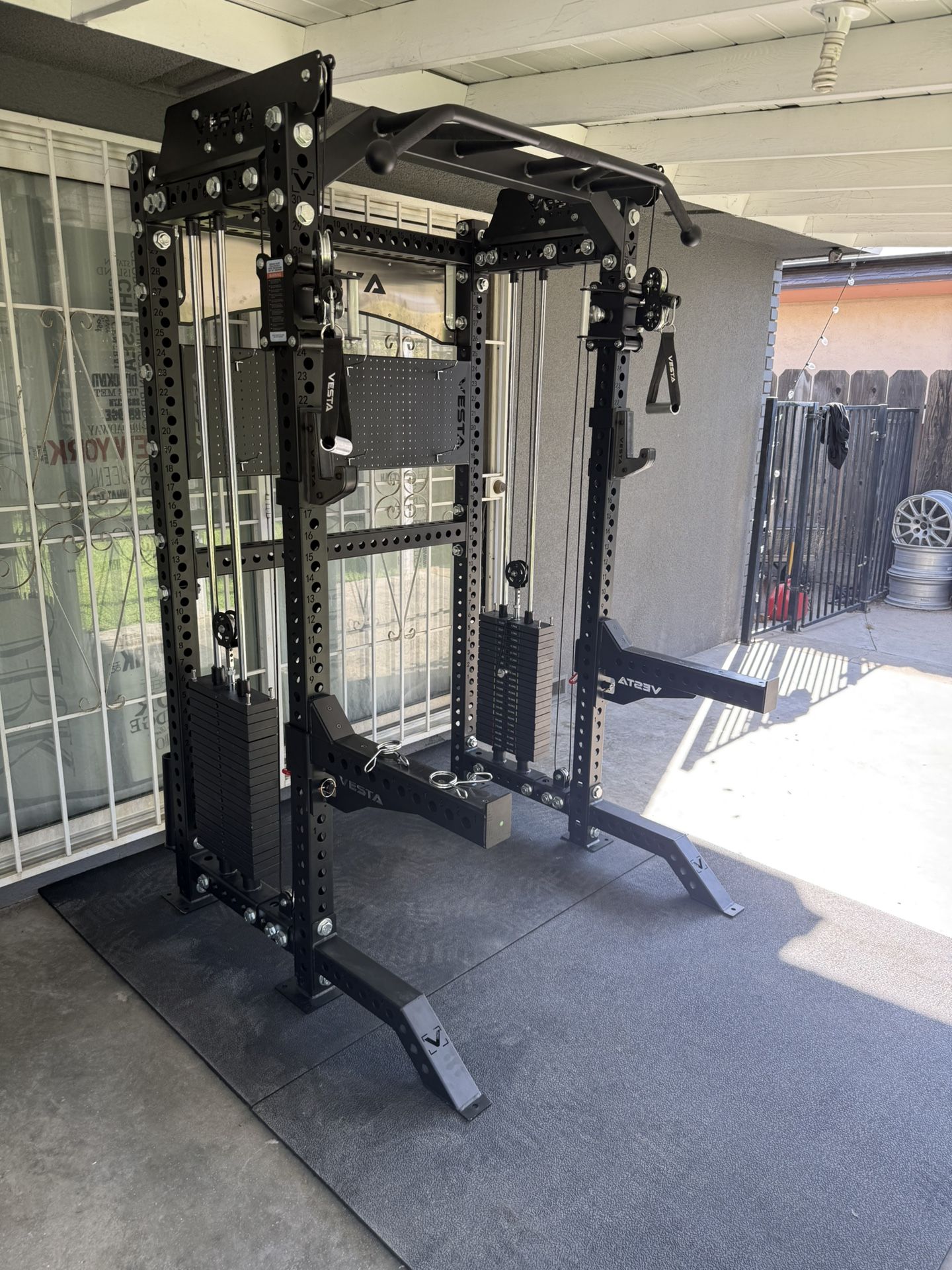Vesta Fitness PRO SERIES 2-1 Ultimate Half Rack Functional Trainer/Gym Equipment/ Home Gym/ Fitness/ FREE DELIVERY 🚚