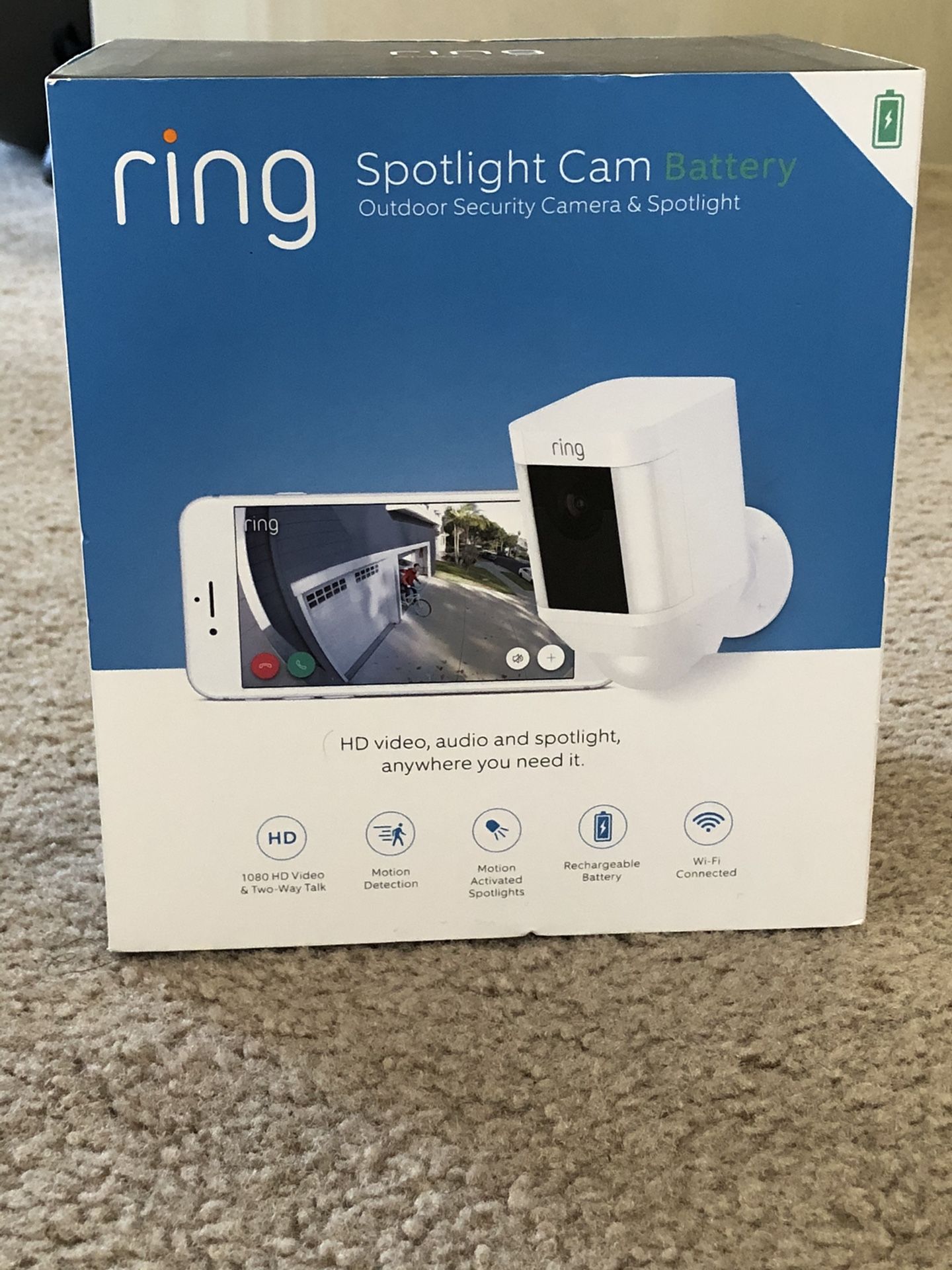 Brand New Ring Spotlight Cam