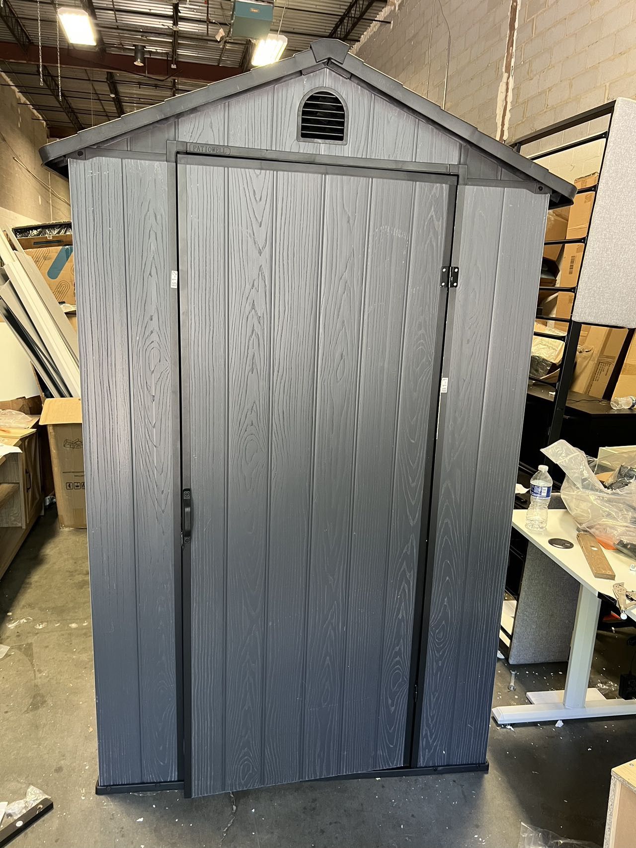 Patiowell 4x6 Plastic Storage Shed Pro( With Floor)