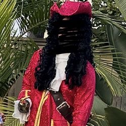 Captain Hook Full Costume Sz L
