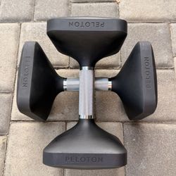 Pair Of 30 Pound Peloton Dumbbells