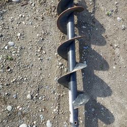48" x 9" auger bit for garden tractor, 2" inside diameter 