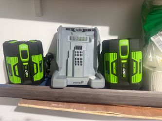 2-Ego 7.5ah Batteries with Charger