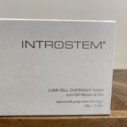 INTROSTEM - Lumi Cell Over Night Mask New -Brand  100g/ 3.53oz