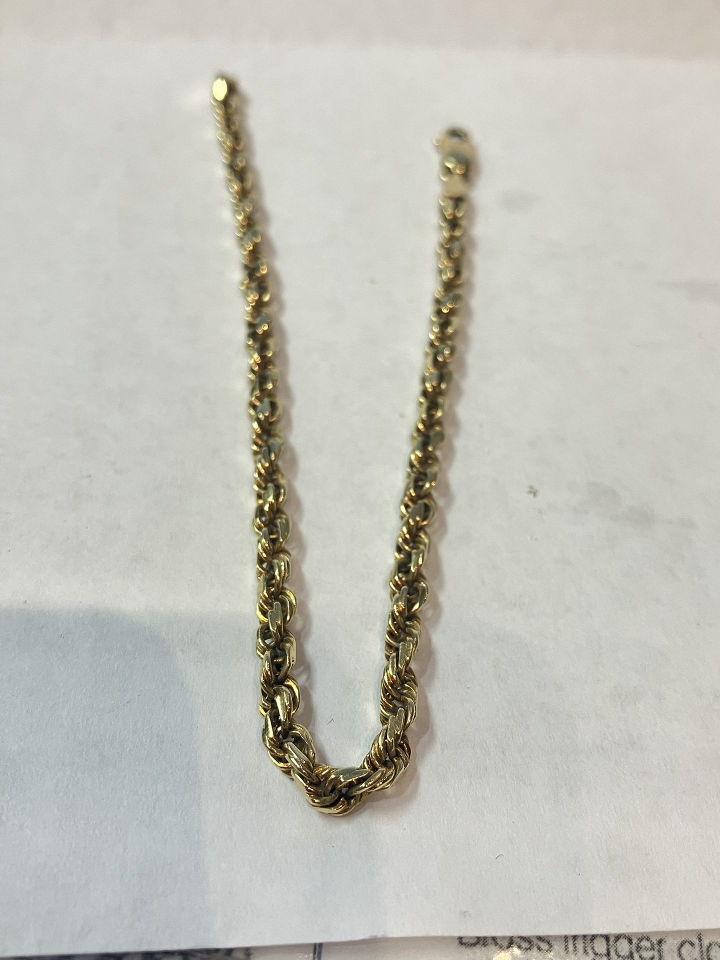 14k Gold Bracelet #110410-7 MJ