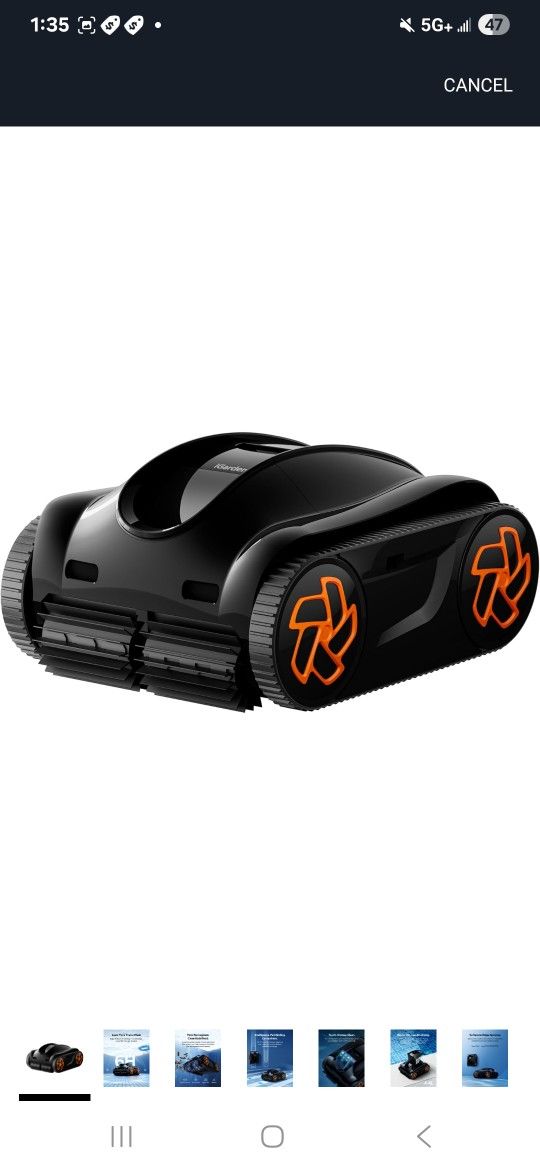 Brand New Pool Cleaner Robotic Vacuum 