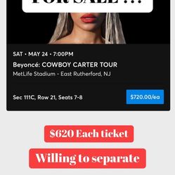 Beyonce Tickets