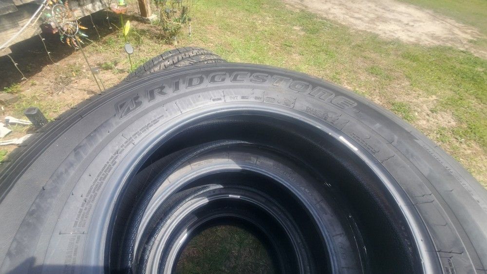 5 brand new bridgestone dueler ht 255 170 18