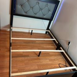 Led Queen Sized  Bed Frame 
