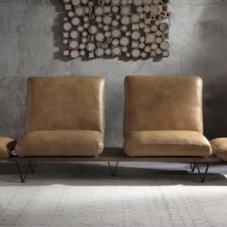 Sofa Custom Handmade Italian Leather 
