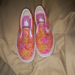 Pink Multicolor Vans
