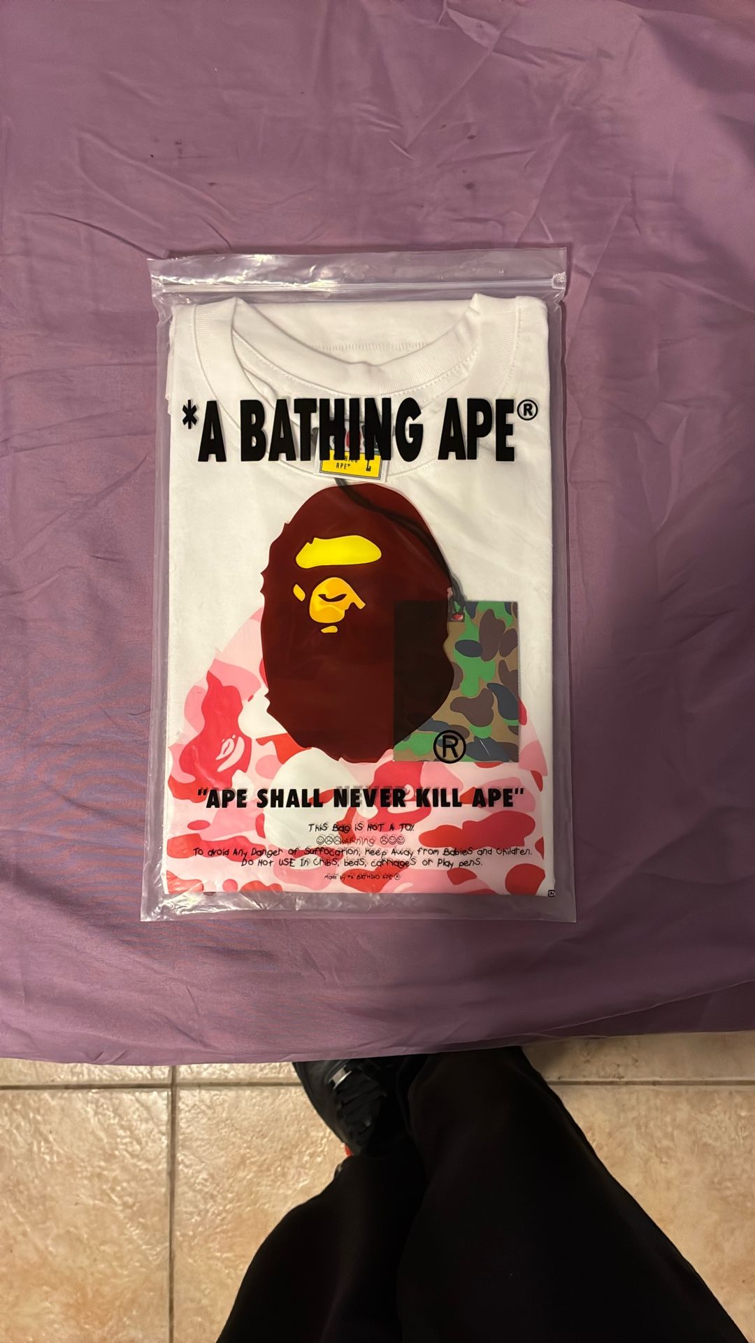 Large Men’s Bape Shirt