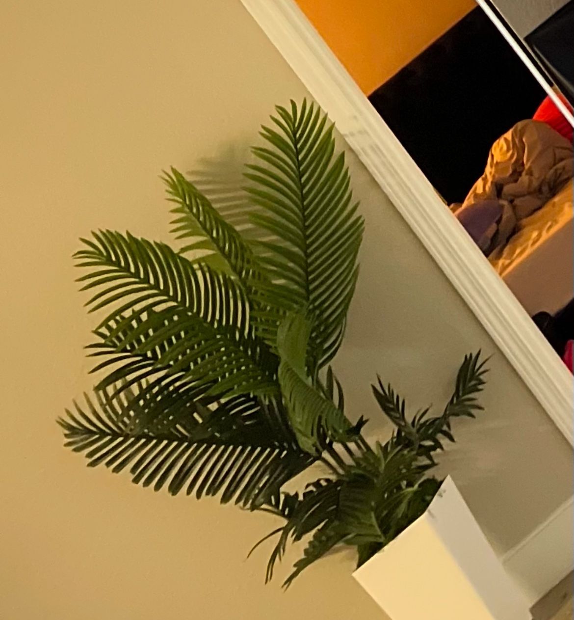 Two Standing Fake Plant Trees