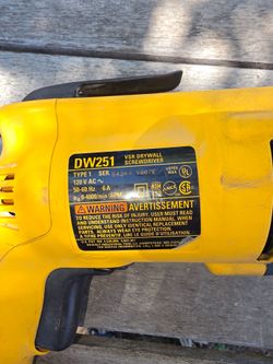 Dewalt dw251 screw driver