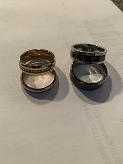 4 Mens Wedding Bands
