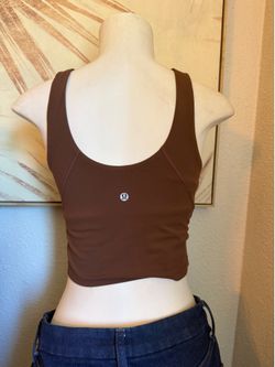 Lululemon sports bra /top (brown) size 4
