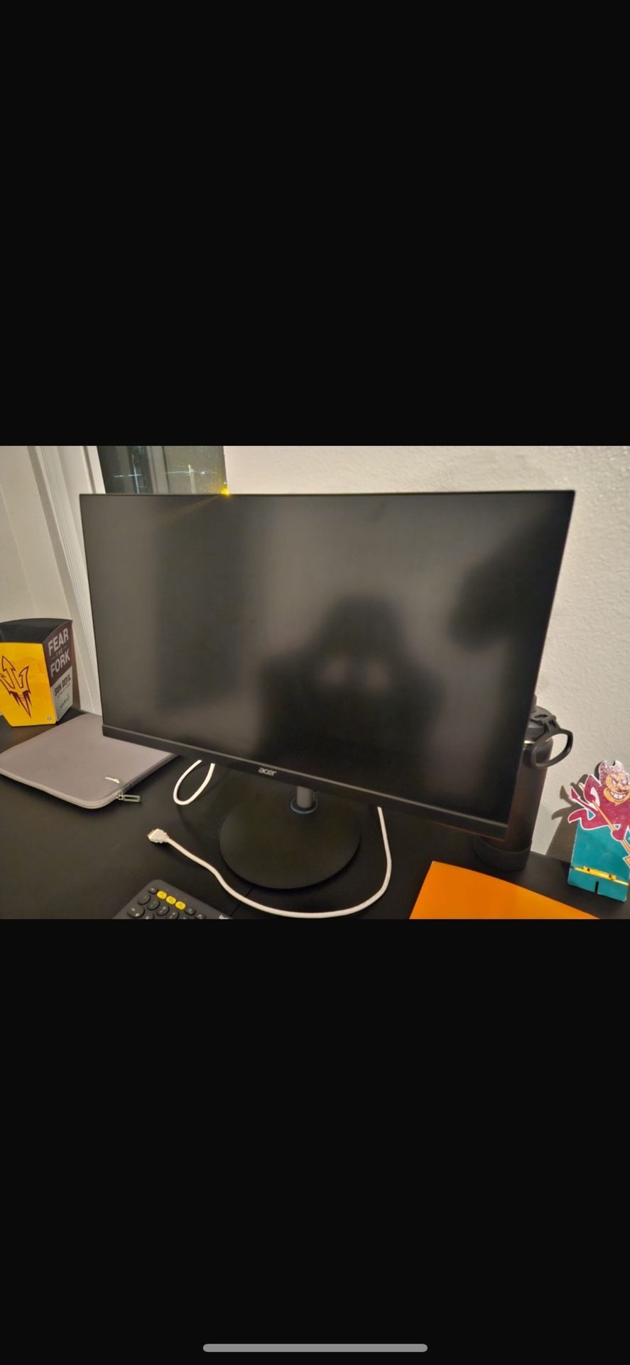 Acer - Nitro 27" IPS LED FHD FreeSync Gaming Monitor (HDMI 2.0, Display Port) - Black