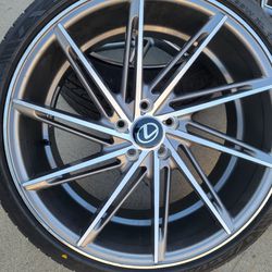 20"new Staggerd Wheels & New Tires For LEXUS GS350/SC430 