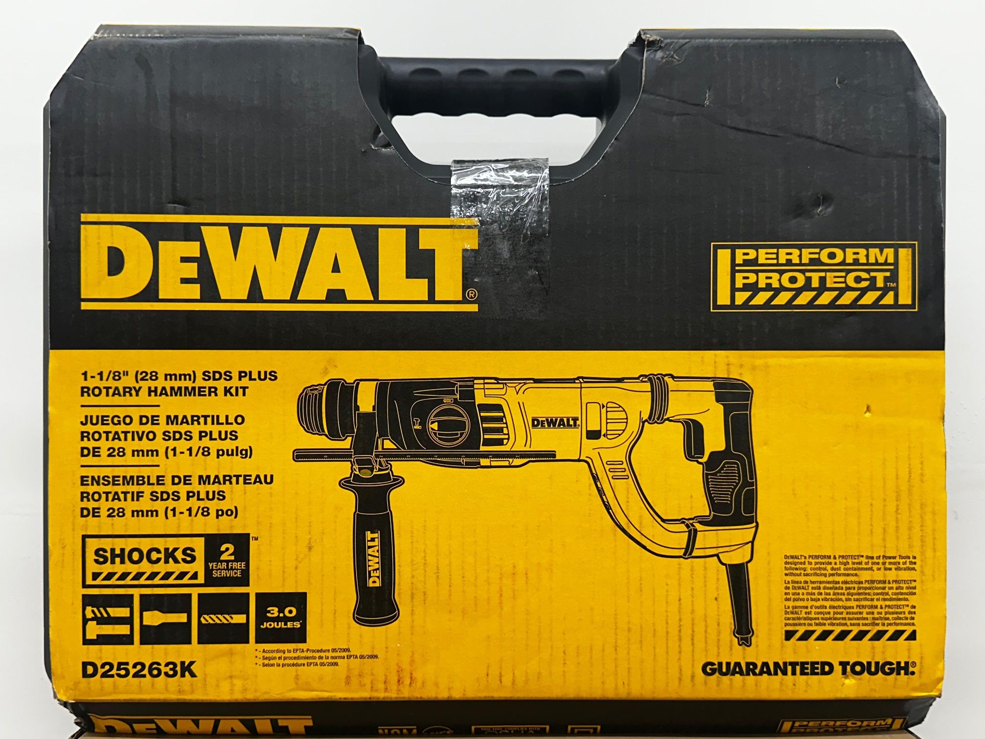DEWALT 8.5 -Amp 1-1/8-in SDS-plus Variable Speed Rotary Hammer Drill
