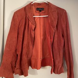 Women’s Red Suede Jacket