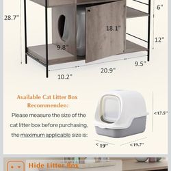 TV Stand w Litter Box Enclosure