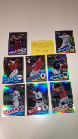 Topps chrome 35th anniversary lot
