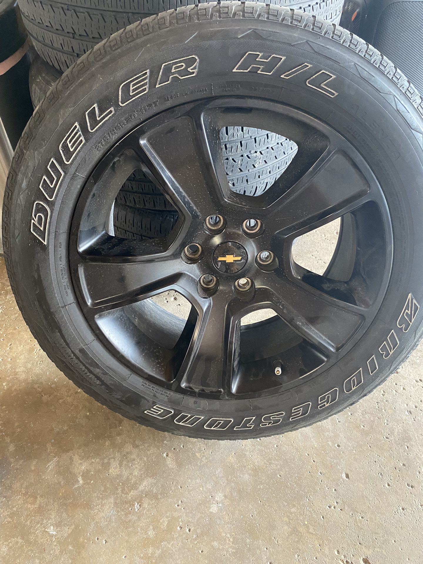 Chevy 20” Rims & Tires 6 Lugs