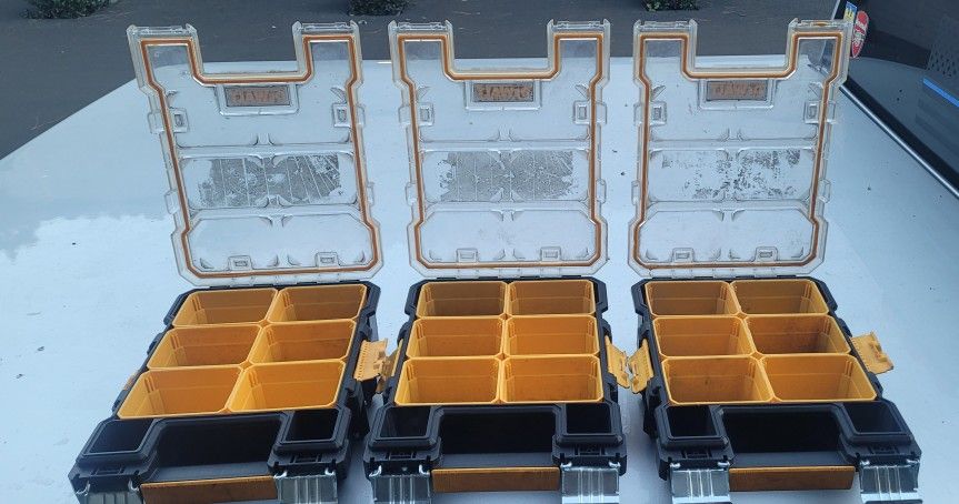 Dewalt storage boxes