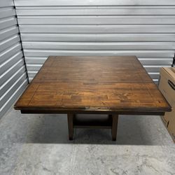 Wood Dinning Room Table W/ 4 Chairs