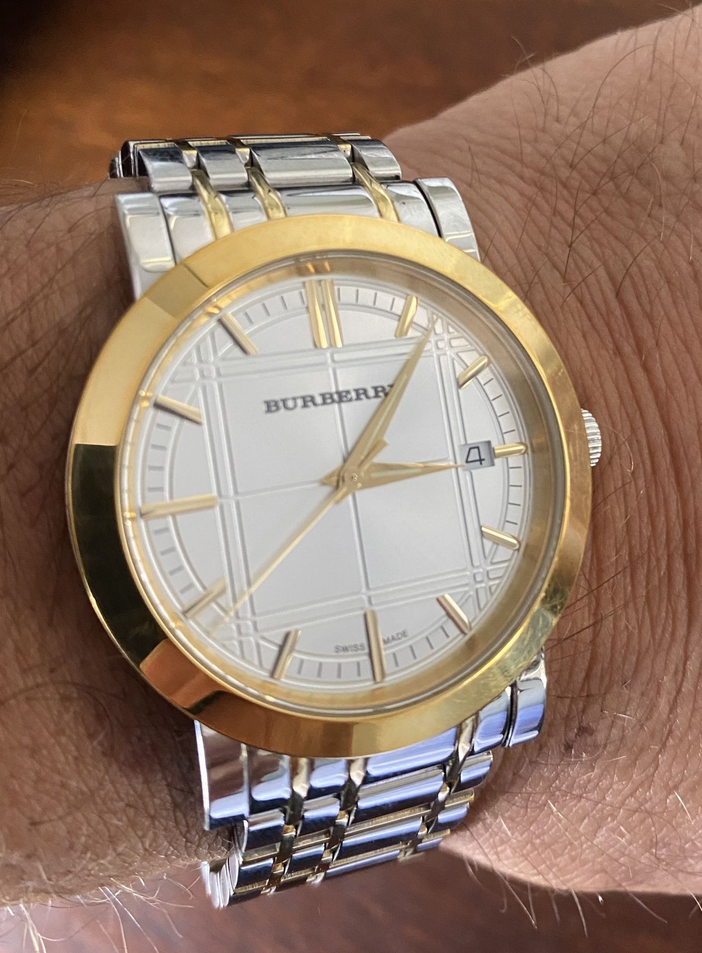Will Trade For Another Watch . Burberry Bu1358 Watch Mens Steel 