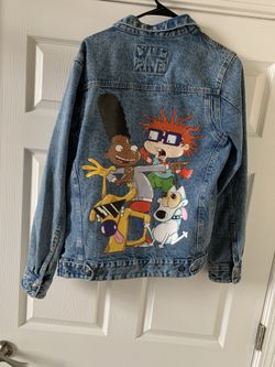 Custom NICKELODEON jean jacket 🧥