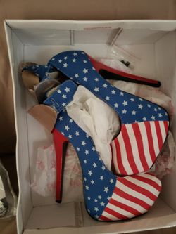 American Flag Heels Brand New $25