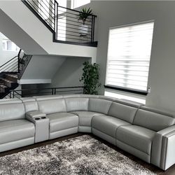 Leather couch
