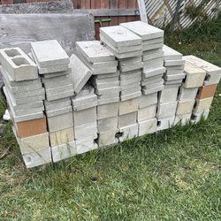 Free Cinder Blocks and Caps