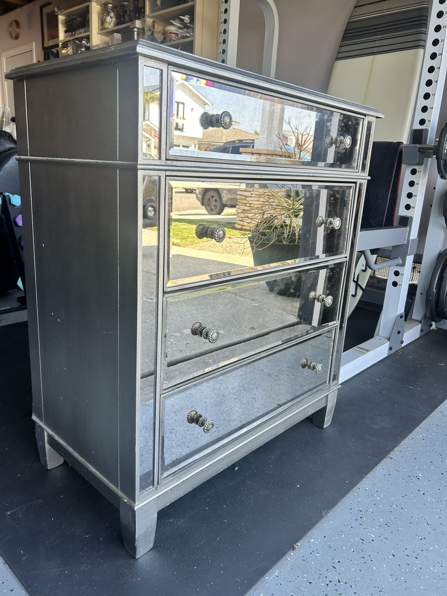 pier 1 hayworth collection mirrored silver dresser Pier 1 Imports Hayworth Mirrored 9 Drawer Dresser | Pier 1 Imports - $355 | Kashew