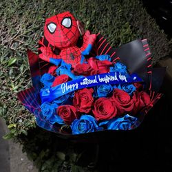 National Boyfriend Day Bouquet For Him Spiderman