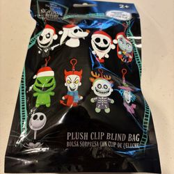 Nightmare Before Christmas. Mystery. Plush Keychain 