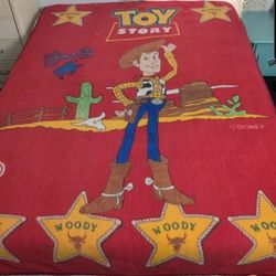 55x82 Vintage Toy Story Woody Blanked Used