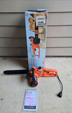Black+Decker 14-Inch Electric Chainsaw NEW